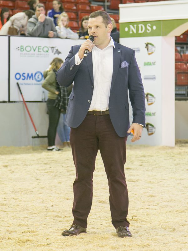Michael Ross, Irish International Rugby Player who officially opened the Show