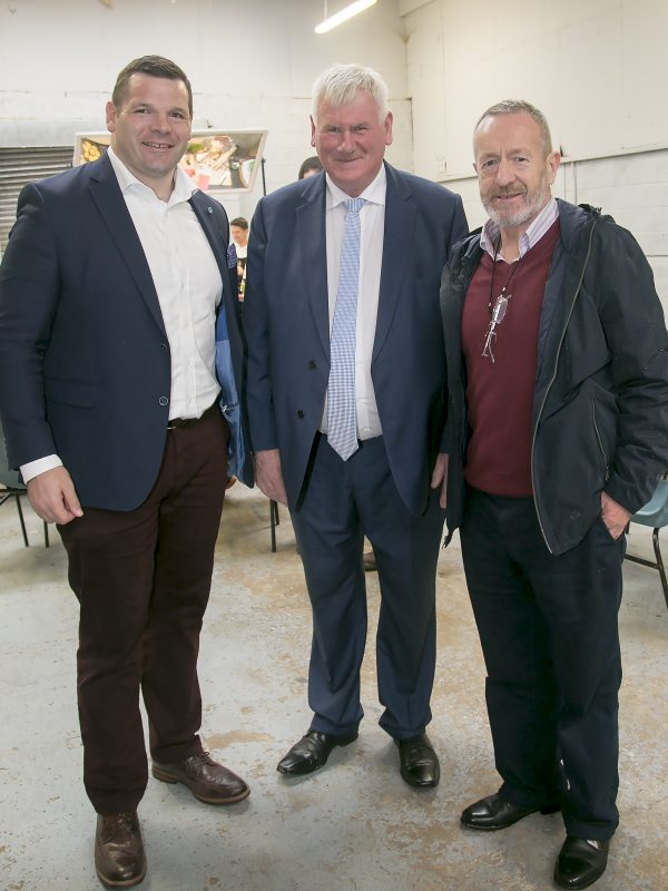 Minister Michael Creed, John Kirby, Show Director and Sean Kelly, MEP