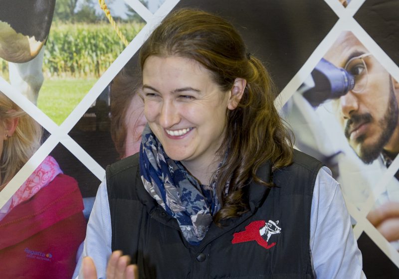 Avril Helen on the World Wide Sires Stand