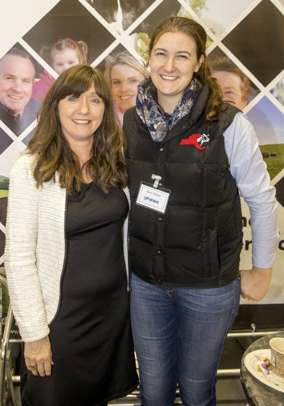 Ann Deasy IHFA rep and Avril Helen on the World Wide Sires Stand
