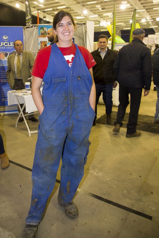 National Dairy Show is Vicki Wiens, from Canada